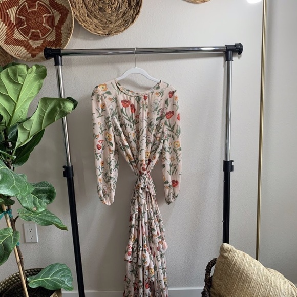 Floral Chiffon dress - Picture 2 of 4